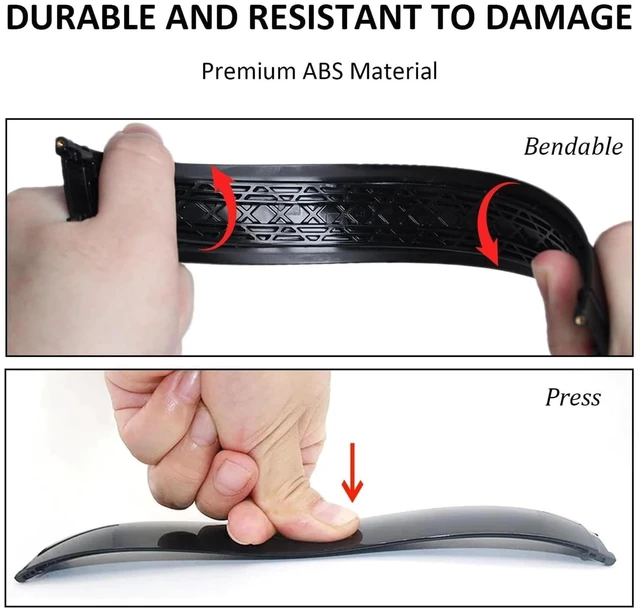 Alt view image 6 of 7 - 2 Sets Studio Pro Headband Replacement Parts & Replacement Hinge Compatible with Beats Studio Pro and Studio 3 Headphones, Studio Pro Replacement Headband Metal Repair Parts (Black)