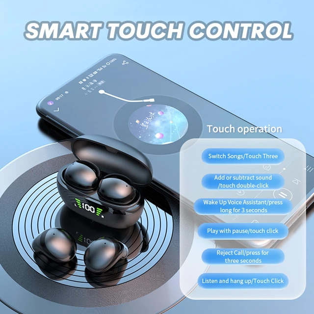 Alt view image 6 of 7 - Invisible Smallest Mini Earbuds Wireless Bluetooth Ear Buds for Small Ears Canals, Discreet Low Profile Spy Earpiece Wireless Tiny Micro Hidden Earbuds with Microphone Small Headphones for Work-Beige