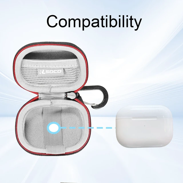 Alt view image 4 of 7 - for AirPods Pro 3 Case, Compatible with Apple Airpods Pro 3rd Generation (2025) Shockproof, Drop Protection EVA Protective Storage Case Cover