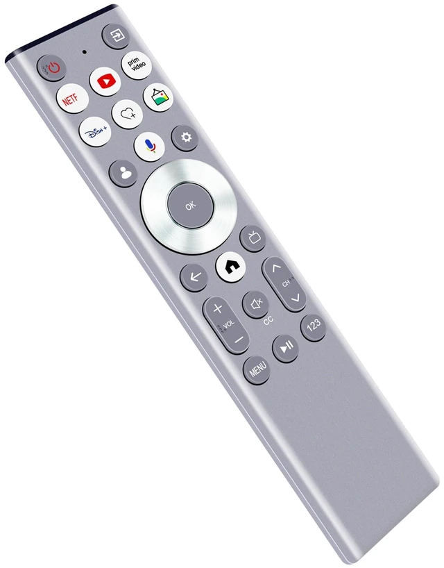 Alt view image 4 of 6 - ERF6G80H Voice Replacement Remote Control Applicable for Hisense TV QLED 4K S7N CanvasTV Series Dolby Vision HDR Smart TV 55S7N 65S7N 75S7N 85S7N