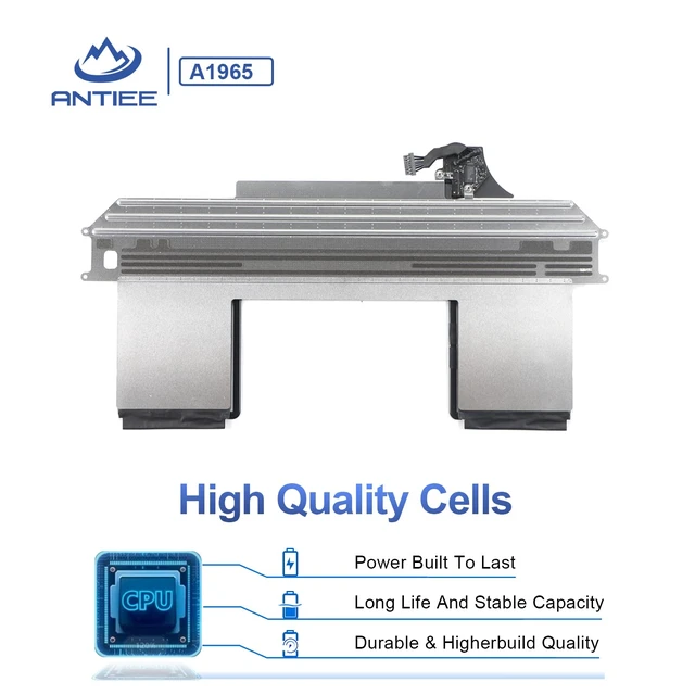 Alt view image 5 of 7 - A1965 A1932 A2179 Battery for MacBook Air 13" Retina (2018 2019 2020) EMC 3184 3302 MRE82 MRE92 MVFH2 MREC2 MWTJ2 MVH22 MVFM2 MREF2 MVFK2 MREE2 MREA2 MUQT2 MUQU2 MacBookAir8,1 8,2 9,1