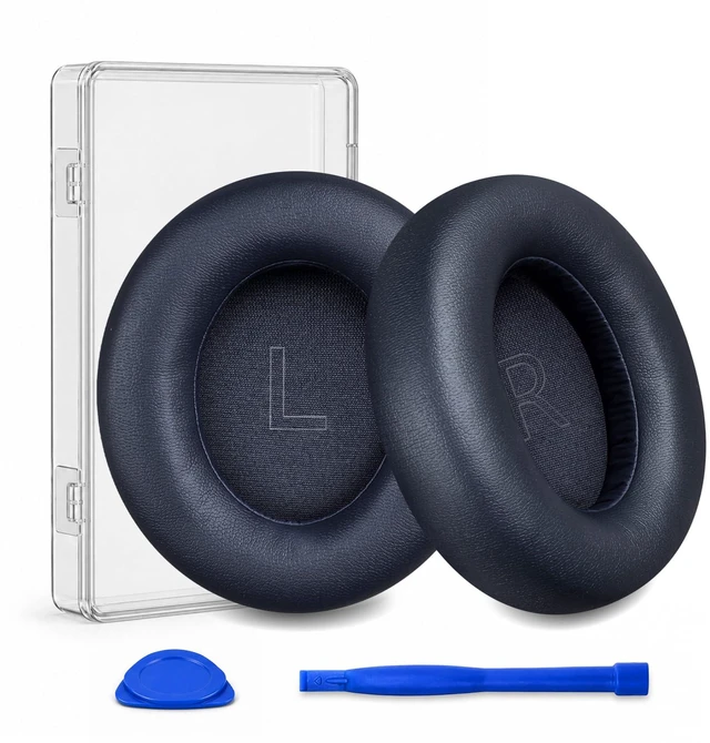 Main image of Replacement Ear Pads for Anker Soundcore Life Q30 Headphones-Blue Earpads for Soundcore by Anker Q30/Q30i/Q35 Noise Cancelling Headphones, Ear Cushions Ear Covers Repair Parts