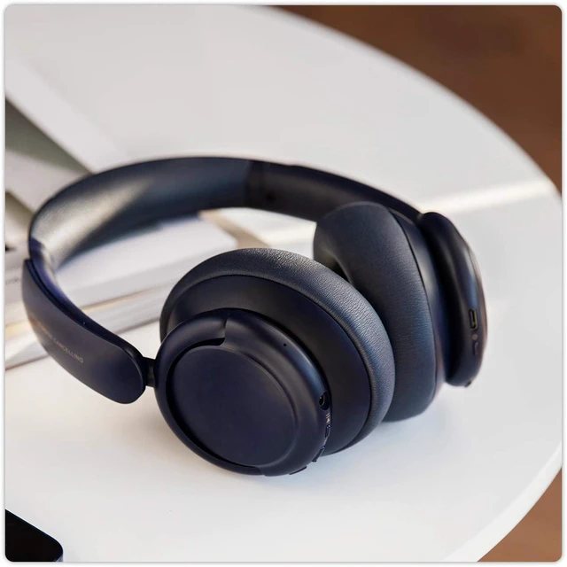 Alt view image 7 of 7 - Replacement Ear Pads for Anker Soundcore Life Q30 Headphones-Blue Earpads for Soundcore by Anker Q30/Q30i/Q35 Noise Cancelling Headphones, Ear Cushions Ear Covers Repair Parts