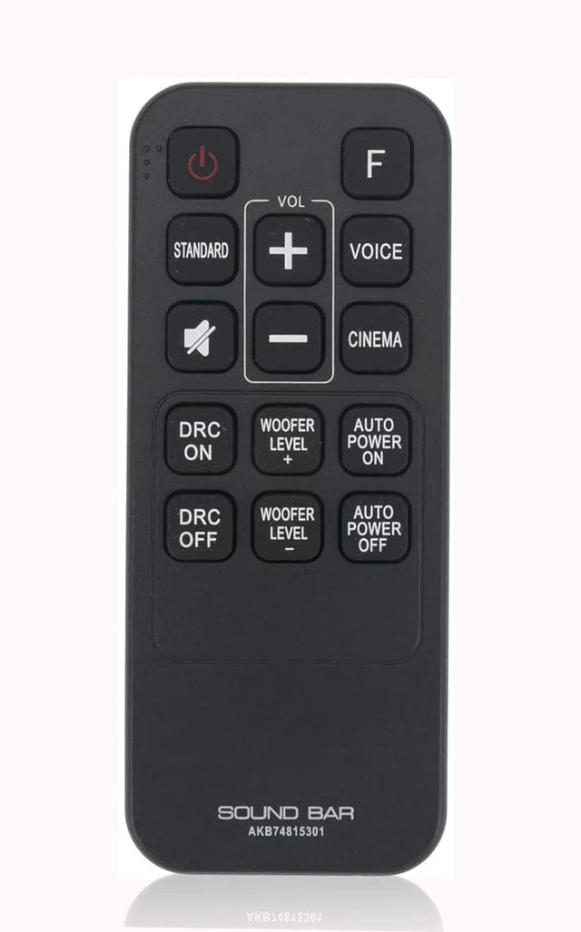 Main image of Replacement Remote Control for LG Sound bar LAS454B SH3K LAS485B SJ7 SJ9 SJ4Y SK3D SK4D SK1 Surround bar