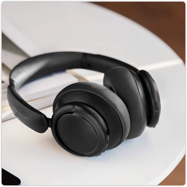 Alt view image 6 of 6 - Replacement Ear Pads for Anker Soundcore Life Q30 Headphones-Black Earpads for Soundcore by Anker Q30/Q30i/Q35 Noise Cancelling Headphones, Ear Cushions Ear Covers Repair Parts