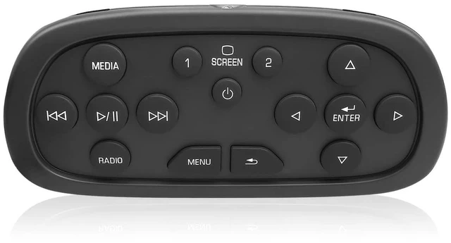 Main image of DVD Remote Control 84012998 Fit for GMC Yukon Sierra Chevy Tahoe Suburban for Silverado Cadillac SRX Escalade ESV 2015-2021, Video Player Remote Control Replace 84012998 23432163