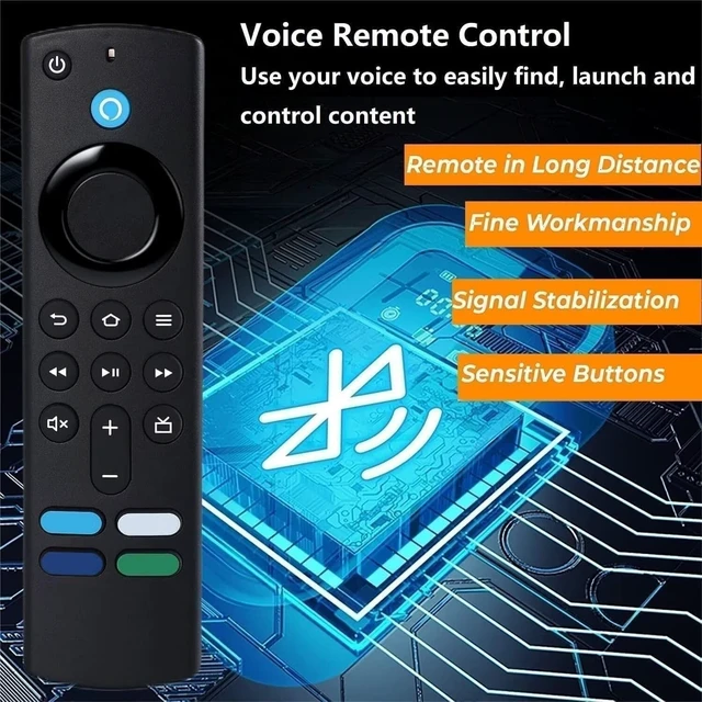 Alt view image 3 of 7 - Fire Stick Remote Replacement Control Fit for Fire Stick 2nd Gen, 3rd Gen, Lite, 4K,4K MAX Fire Cube (1st Gen, 2nd Gen, 3nd Gen), Fire (3rd Gen PendantDesign) 3nd 7.22