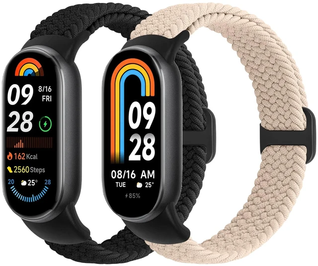 Main image of Braided Bands Compatible with Xiaomi Smart Band 10 9 8 Straps for Women Men