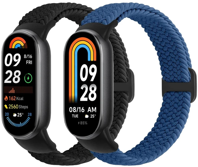 Main image of Braided Bands Compatible with Xiaomi Smart Band 10 9 8 Straps for Women Men