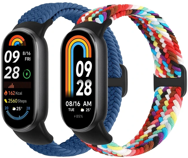 Main image of Braided Bands Compatible with Xiaomi Smart Band 10 9 8 Straps for Women Men