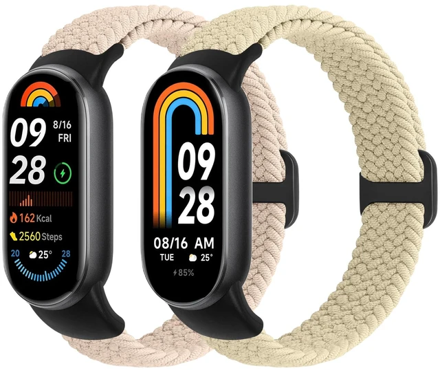 Main image of Braided Bands Compatible with Xiaomi Smart Band 10 9 8 Straps for Women Men