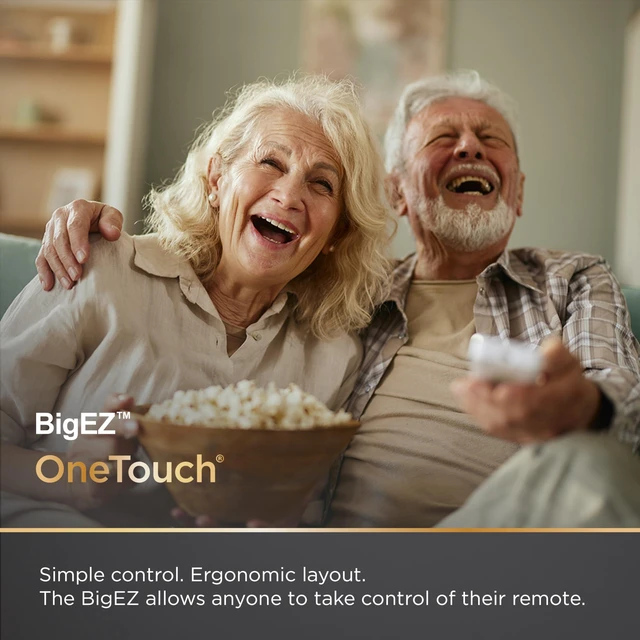 Alt view image 5 of 7 - BigEZ OneTouch Big Button Universal TV Remote, Easy to Use TV Remote for Seniors, Replacement Remote for Samsung, LG, Sony, Vizio, Roku TV, Streaming Players, Backlit Buttons, 2 Device