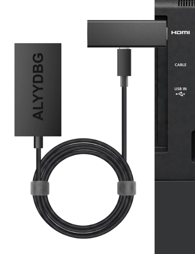 Alt view image 2 of 5 - Micro USB Port Fire Stick & Chromecast Ultra 4K Ethernet Power Adapter Original standard micro usb power adapter with 100Mbps RJ45 port by