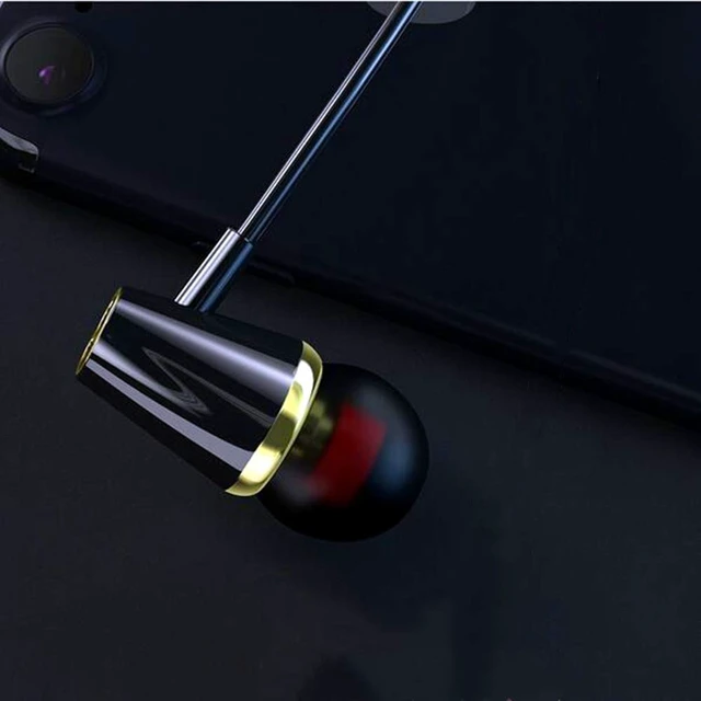 Alt view image 7 of 7 - Single Earphone One Side Earplugs with Microphone 3.5mm Plug Single Earbud Stereo Sound Reinforced Cord Compatible with Smartphone MP3,Radio