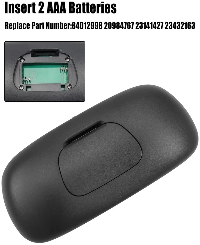 Alt view image 5 of 6 - DVD Remote Control 84012998 Fit for GMC Yukon Sierra Chevy Tahoe Suburban for Silverado Cadillac SRX Escalade ESV 2015-2021, Video Player Remote Control Replace 84012998 23432163