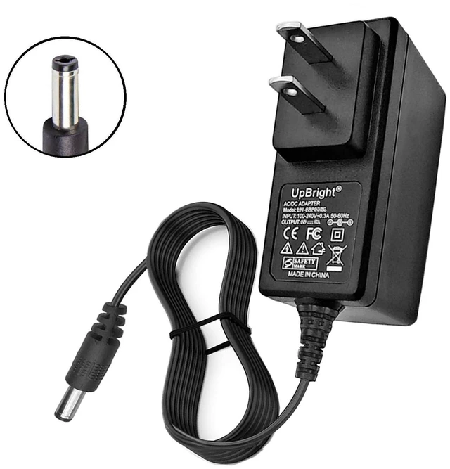 Alt view image 4 of 7 - 9.5V AC/DC Adapter Compatible with Casio Casiotone CT-S200 CT-S300 CT-S100 CT-X800 CT-S200BK CT-X700 LK-S250 61-Key Keyboard Piano AD-E95100L ADE95100L LAD-6A LAD-6 9.5VDC 1A Power Supply PSU