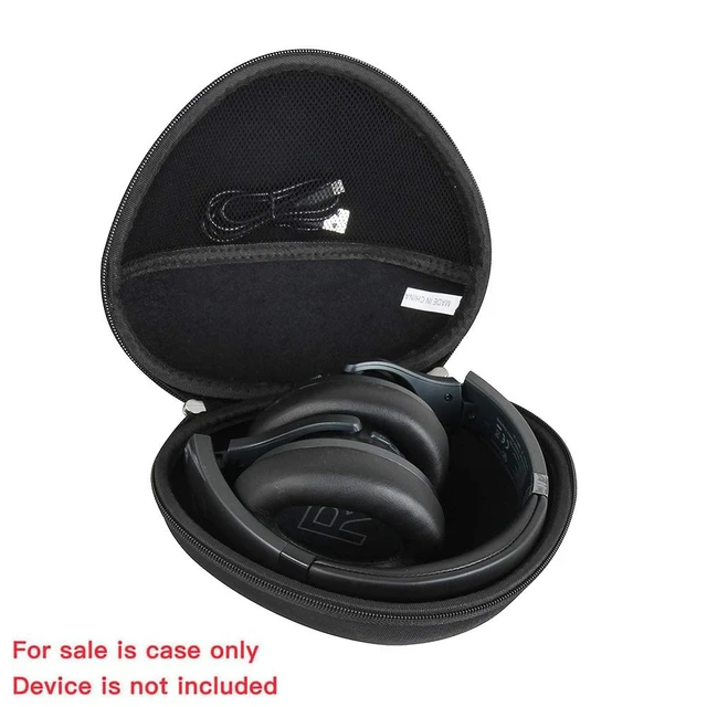 Alt view image 2 of 7 - Hard Travel Case for Anker Soundcore Life Q20 / Q20i / Anker Soundcore Life Q30 Hybrid Active Noise Cancelling Headphones (Black)