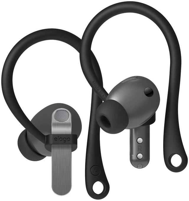 Main image of Ear Hooks for Galaxy Buds 4 Pro Earbuds Accessories, Anti-Slip, Ergonomic Design, Comfortable Fit (Black)