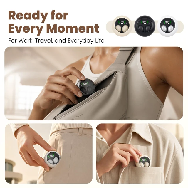 Alt view image 5 of 7 - Small Mini Invisible Earbuds Headphones Wireless Bluetooth Smallest Discreet Tiny Hidden Earbuds for Work Micro Low Profile Sleep Sleeping Earbud Invisible Mini Ear Buds for Small Ears Canals