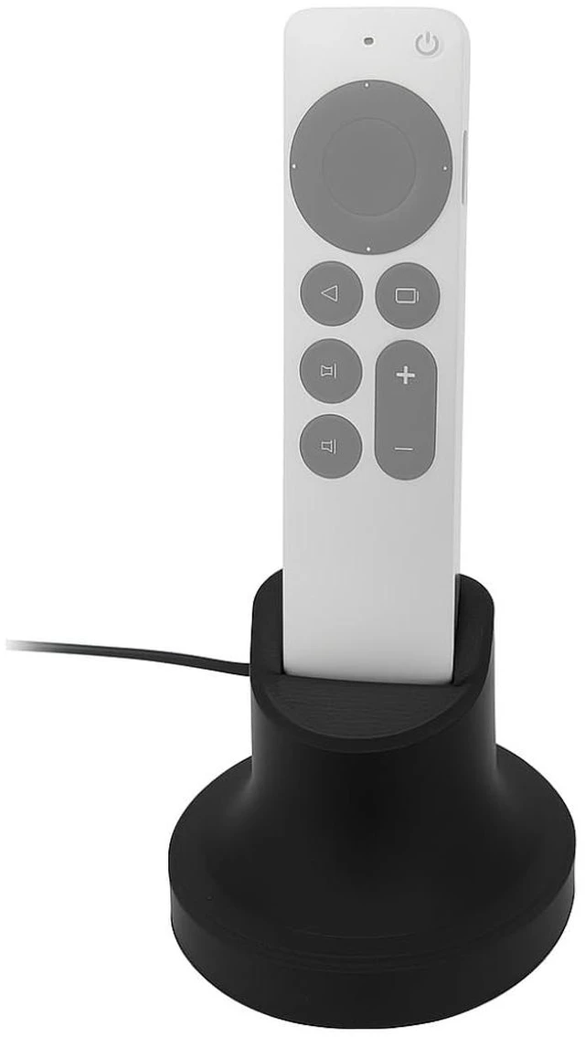 Main image of Charging Stand Cradle Dock Compatible with Apple TV Siri Remote 2nd and 3rd Generation Magnetic USB to USB-C and Lightning Universal Remote Holder