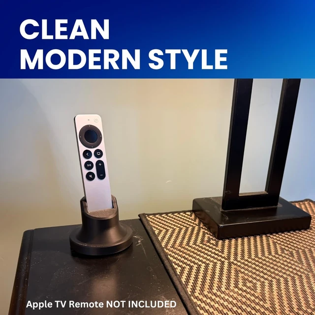 Alt view image 5 of 7 - Charging Stand Cradle Dock Compatible with Apple TV Siri Remote 2nd and 3rd Generation Magnetic USB to USB-C and Lightning Universal Remote Holder