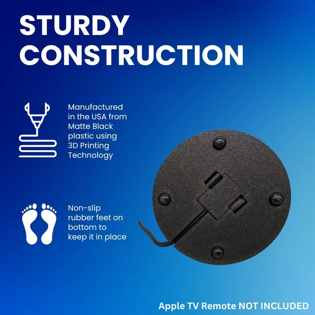 Alt view image 6 of 7 - Charging Stand Cradle Dock Compatible with Apple TV Siri Remote 2nd and 3rd Generation Magnetic USB to USB-C and Lightning Universal Remote Holder