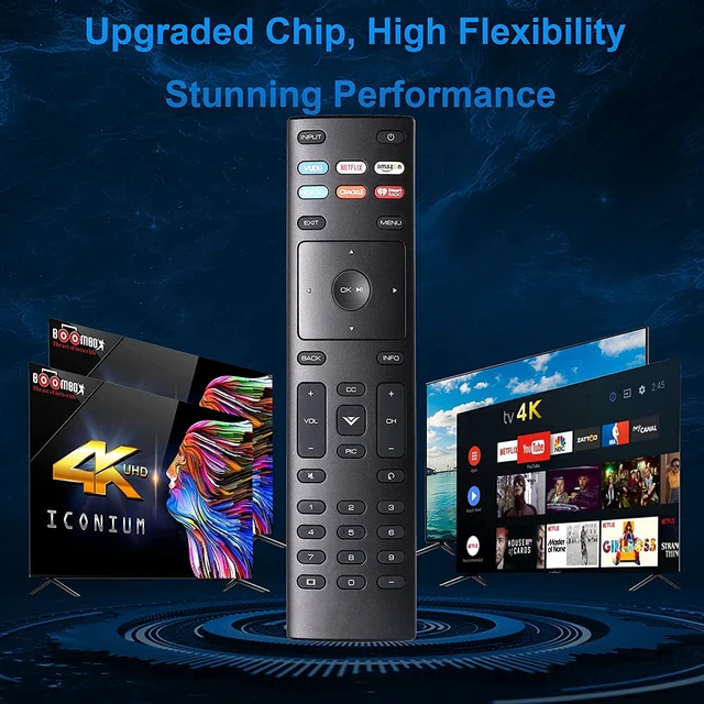Alt view image 3 of 6 - 2 Packs XRT136 Universal Replacement Remote Control Compatible with All Vizio Smart TV Include D-Series M-Series P-Series V-Series