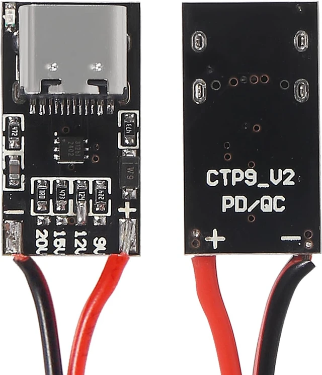 Alt view image 2 of 7 - 8PCS USB-C PD3.0 Trigger Charging Module PD/QC Decoy Board Fast Charge USB Type-C 9V 12V 15V 20V 5A Adjustable Voltage High Speed Charge Power Boost Module with Housing