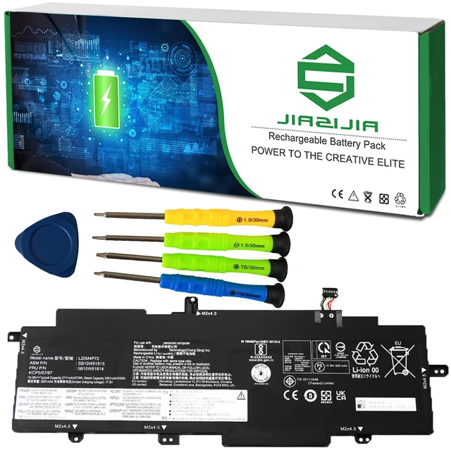 Main image of L20M4P72 Laptop Battery Replacement for Lenovo ThinkPad T14s Gen 2 2021 Series SB10W51915 5B10W51814 L20L4P72 SB10W51914 5B10W13976 L20C4P72 SB10W51916 5B10W51815 L20D4P72 15.36V 57Wh