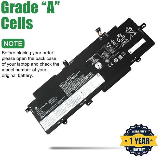Alt view image 3 of 5 - L20M4P72 Laptop Battery Replacement for Lenovo ThinkPad T14s Gen 2 2021 Series SB10W51915 5B10W51814 L20L4P72 SB10W51914 5B10W13976 L20C4P72 SB10W51916 5B10W51815 L20D4P72 15.36V 57Wh