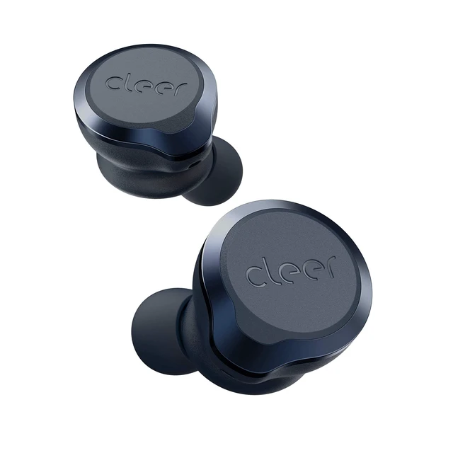 Alt view image 7 of 7 - Audio Ally Plus II True Wireless Noise Canceling Earbuds, 33 Hours of Playtime, IPX4 Sweat Resistant, Crystal Clear Voice with Echo and Noise Canceling Mic, for iPhone & Android, Midnight Blue