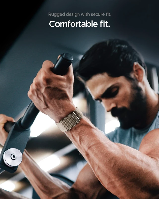 Alt view image 3 of 7 - for WHOOP 5.0 Band Breathable Nylon Replacement Wristband with Secure Fit for Fitness & Training, Starlight