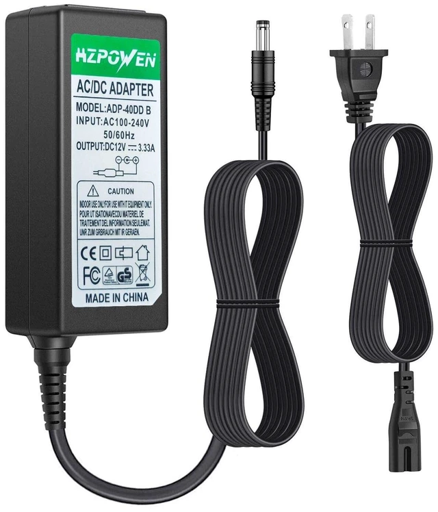 Main image of 12V AC Adapter Charger for Dell 22'' 23'' 24'' Screen LED LCD Monitor S2340Mc S2340M S2440L S2440Lb S2740L S2340L S2240T S2340T ADP-40DD B PA-1041-71 Power Supply Cord