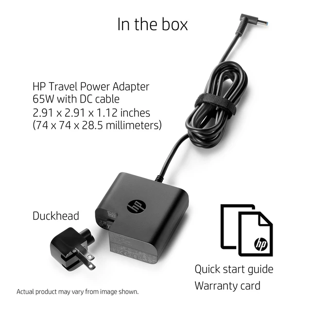 Alt view image 5 of 5 - 65W Laptop Travel Power Adapter (4.5 Millimeter Connector)