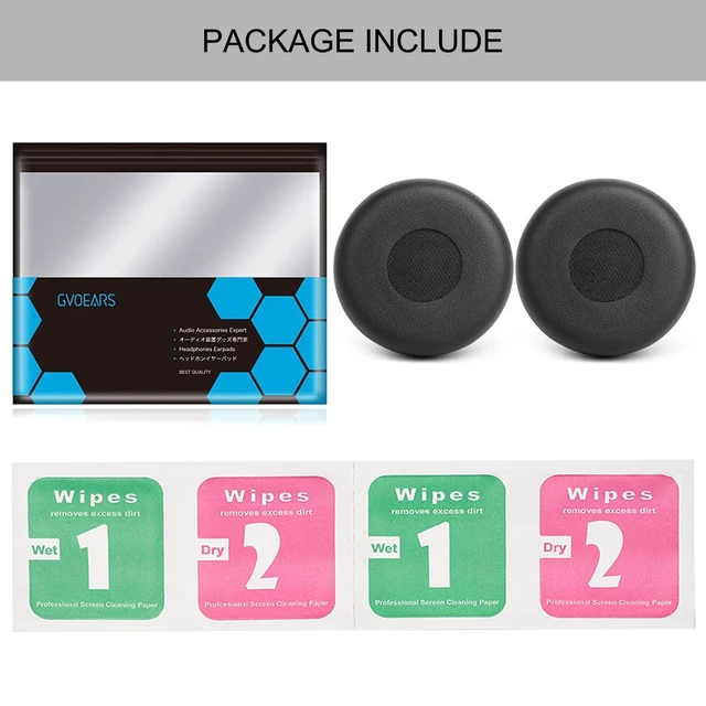 Alt view image 7 of 7 - Ear Pads Replacement for Jabra Evolve 65 40 30 20 UC MS Headphones Cushions Ear Covers for Evolve 65UC/MS 40UC/40MS 30US/30II 20SE/UC/MS Perfect Fit -Black