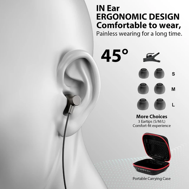 Alt view image 4 of 7 - USB C Headphone Wired Ear Buds for Samsung S26 Ultra S25 A16 A17 A36 Z Flip Magnetic Type C Earphone for iPhone 18 Pro Max 17 16 15 16e 17e HD Mic in Ear Noise Isolation Earbuds for iPad A16 Pixel 10a