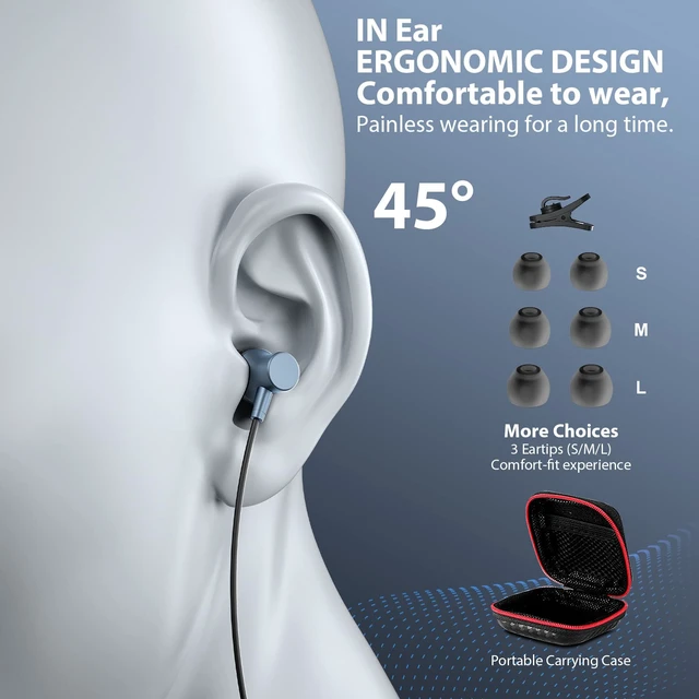 Alt view image 5 of 7 - USB C Headphone Wired Ear Buds for Samsung S26 Ultra S25 A16 A17 A36 Z Flip Magnetic Type C Earphone for iPhone 18 Pro Max 17 16 15 16e 17e HD Mic in Ear Noise Isolation Earbuds for iPad A16 Pixel 10a