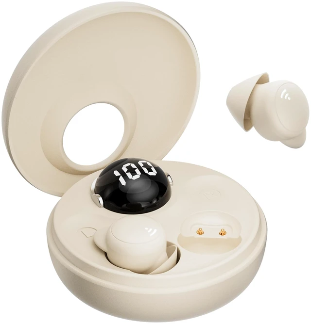 Main image of Side Sleeper Earbuds, Wireless Earbuds for Sleeping, Suitable for Small Ear, Stereo Sound, Fast Charging with Charging Case