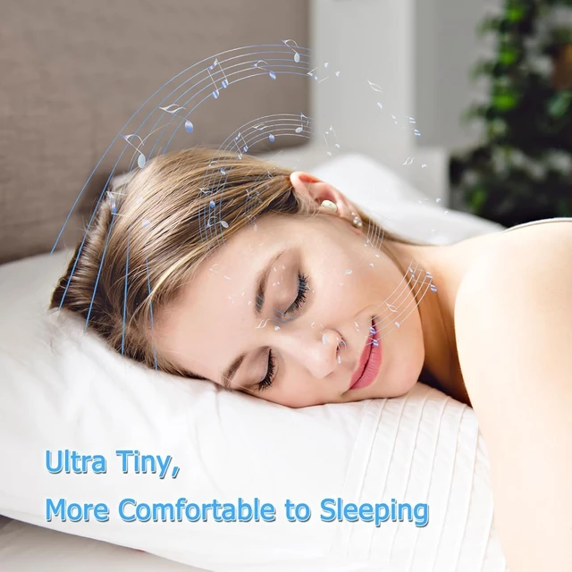 Alt view image 2 of 6 - Side Sleeper Earbuds, Wireless Earbuds for Sleeping, Suitable for Small Ear, Stereo Sound, Fast Charging with Charging Case