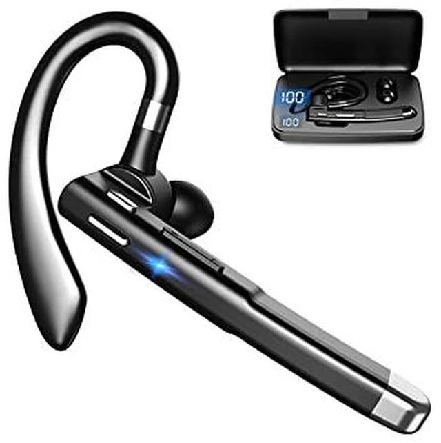 Main image of YYK-520 Bluetooth Earphones with 500 Hours Standby time, LED Charging case, 270 Degree Rotating Microphone Suitable for Business/Office/Driving, Compatible with Android/iPhone