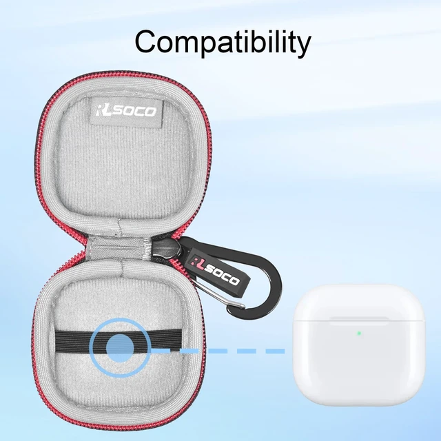 Alt view image 3 of 7 - Earbud Case for Apple AirPods 5/4 Wireless Earbuds (Case Only)