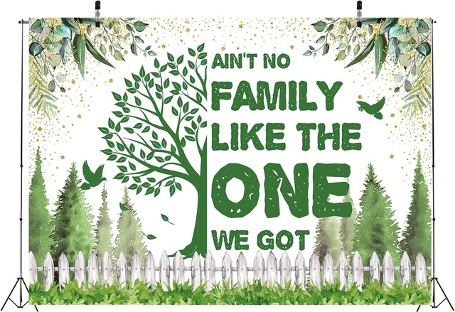 Main image of Family Reunion Backdrop Family Tree Family Gathering Party Decorations 8X6FT We Are Family Banner, Welcome to Our Family Members Photography Background,Family Reunion Photo Props