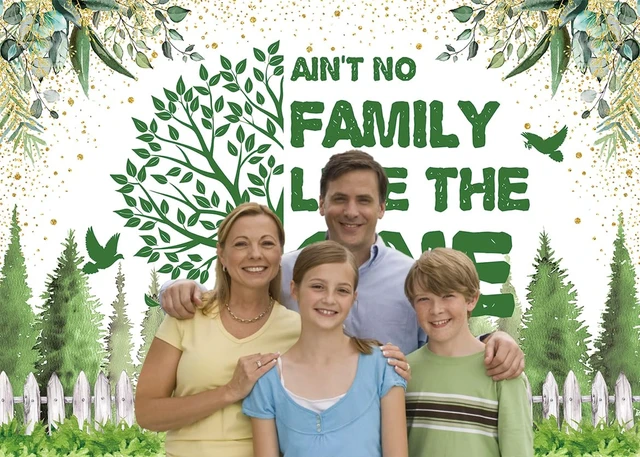 Alt view image 2 of 6 - Family Reunion Backdrop Family Tree Family Gathering Party Decorations 8X6FT We Are Family Banner, Welcome to Our Family Members Photography Background,Family Reunion Photo Props