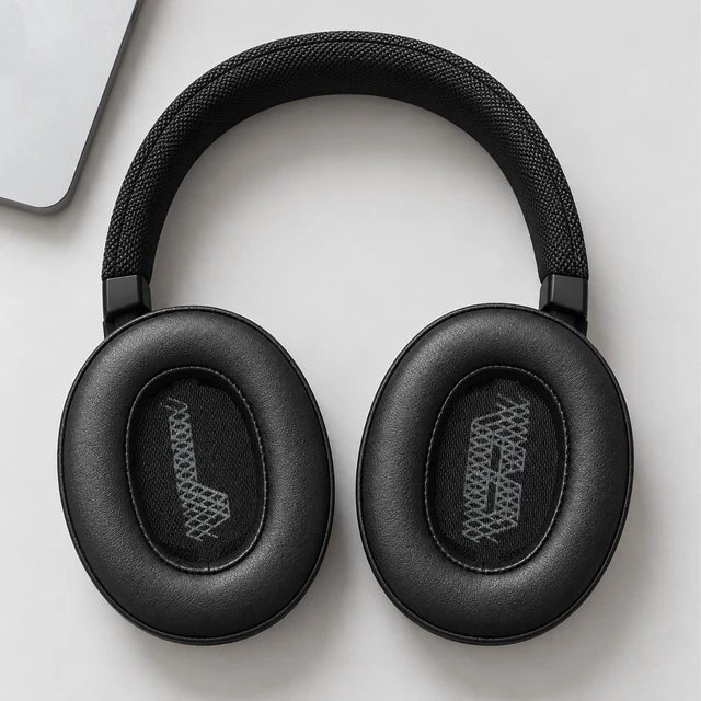 Alt view image 7 of 7 - Replacement Ear Pads for JBL Live 500BT/Live 500 BT Headphone, Extra Thick Cushions, Ear Cups Cover, Soft LeatherMemory Foam Headset Earpads (Gray)