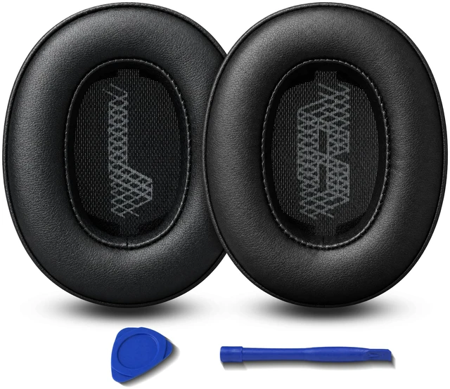 Main image of Replacement Ear Pads for JBL Live 500BT/Live 500 BT Headphone, Extra Thick Cushions, Ear Cups Cover, Soft LeatherMemory Foam Headset Earpads (Black)