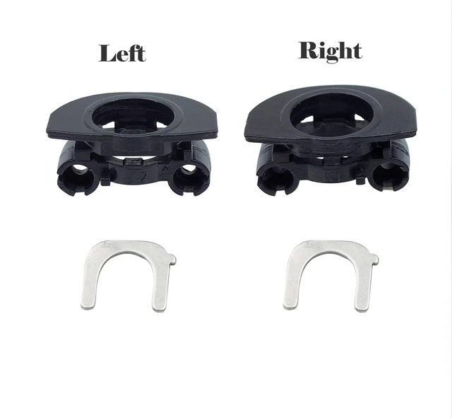 Alt view image 2 of 4 - Left&Right Plastic Hinge Swivel + XM4 U Shaped Metal Hinge Lock Grove Replacement for Sony WH-1000XM4 WH1000XM4 Headphone (Left+Right)