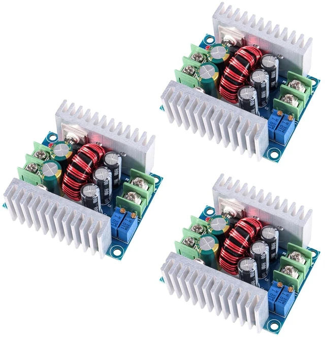 Main image of 3pcs 20A 300W CC CV Step Down Module Adjustable DC 6-40V to 1.2-36V Voltage Regulator Buck Converter Constant Current Power Supply Module