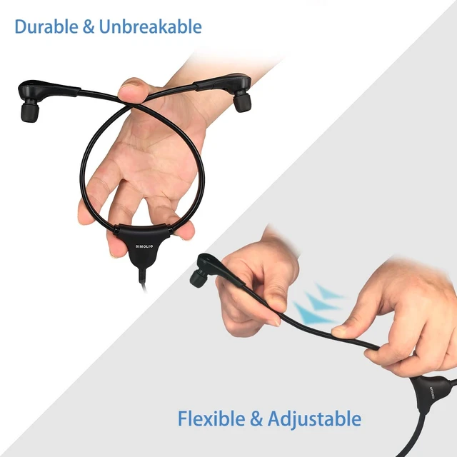 Alt view image 7 of 7 - Wired Transcription Headsets with Microphone & Volume Control,3.5mm Lightweight Stereo Sound, Volume Control, Soft Memory Foam Ear Tips and 4.9FT Cord for copy of a recording, PC and Office