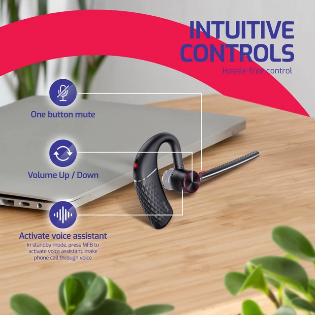 Alt view image 7 of 7 - Yealink BH71 Teams Certified Wireless Headset Only 1208651 - Deskphone, PC,Mac, Video Calls, Mobile Phone Calls, Compatible with Zoom, RingCentral, Meet, Teams, Gold Support Plan Bundle