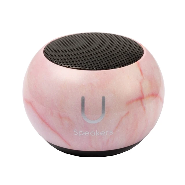 Alt view image 3 of 7 - U Speakers Special Edition Mini Marble Portable Wireless Bluetooth Speaker with Magnetic Base, Mic & Selfie Remote Control Active Lifestyle Travel Home Office Bundle with Coordinating Speaker, Pairing